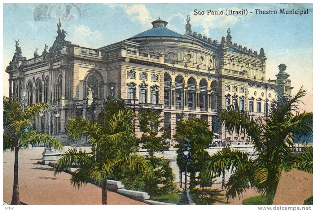 Sao Paulo Old Postcard - São Paulo
