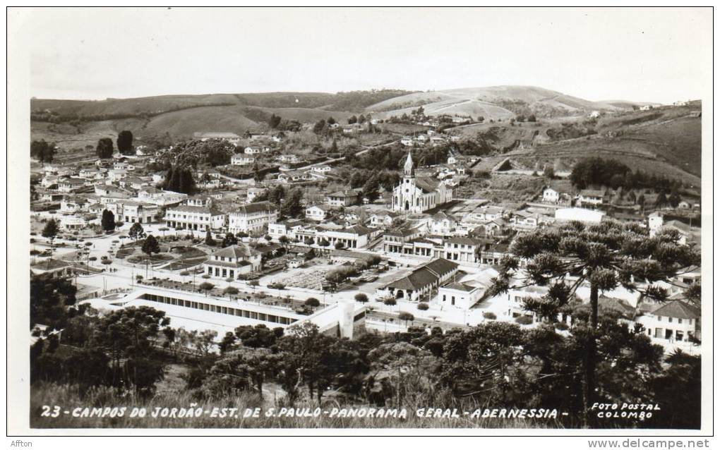 Campos De Jordao Abernessia Old Real Photo Postcard - Other