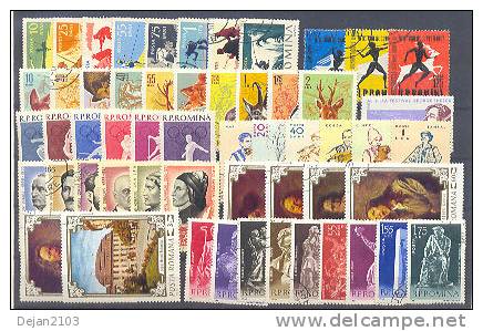 Romania 28 Complete Series Sport,fauna,art,famous People,cosmos USED - Sonstige & Ohne Zuordnung