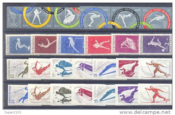 Romania Sport 4 Complete Series MNH ** - Autres & Non Classés