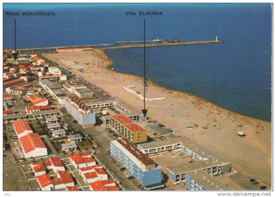 PORT-LA-NOUVELLE, Vue Aérienne Sur La Plage, Le Canal Et Le Boulevard Front De Mer - Port La Nouvelle