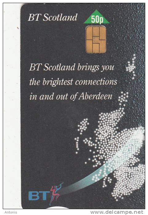 SCOTLAND - Aberdeen, BT Scotland Telecard, Tirage 10300, Used - Autres - Europe