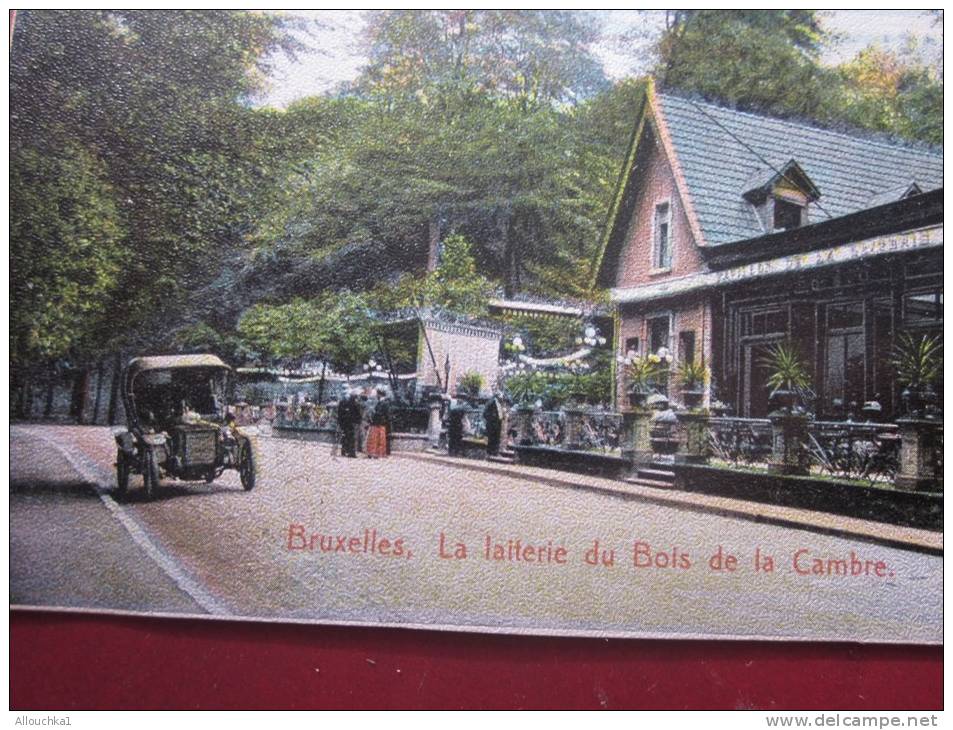 02/09/1910 &mdash; &gt;La Laiterie Du Bois De La Cambre CPA:Belgie Bruxelles Flamme Brussell Tentoonstelling &mdash;&gt; - Petits Métiers