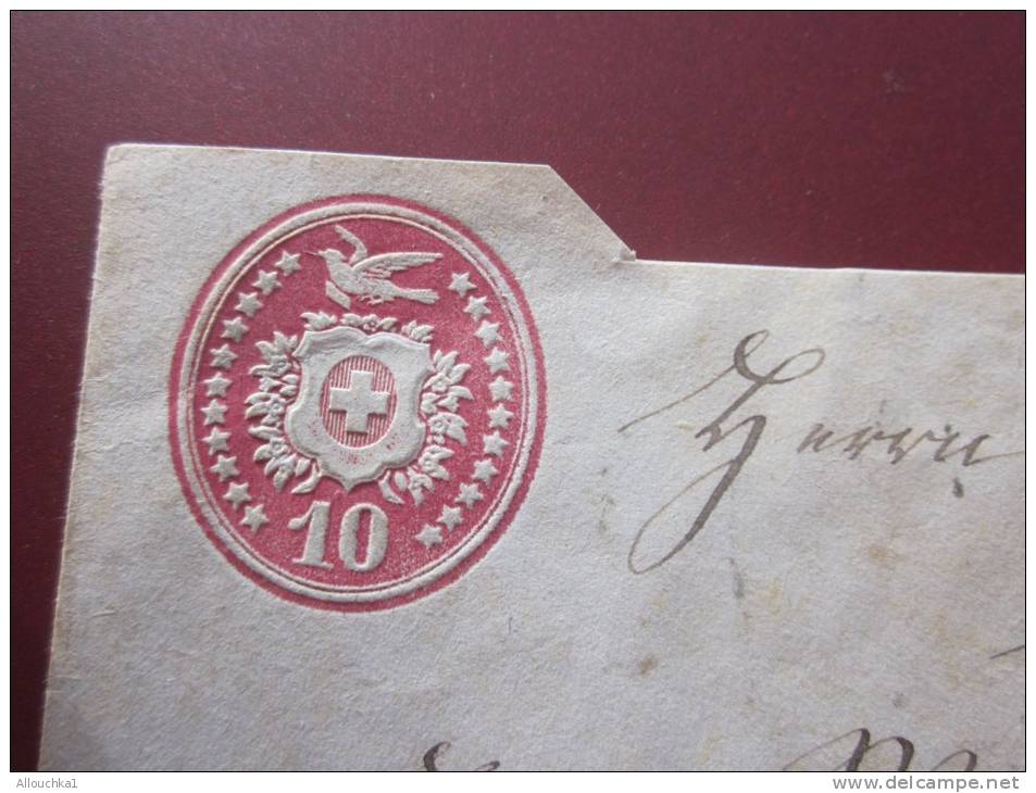 Entiers Postaux  Postal Gesamte >11 Mars 1872 :Stein De Winterthur Suisse Helvetia Lettre Cover>pour Wyl St Gall - Interi Postali