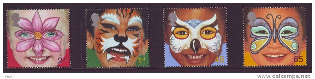 GRAND-BRETAGNE 2001 - Droits De L'enfant, Sourires - 4v Neufs// Mnh - Unused Stamps