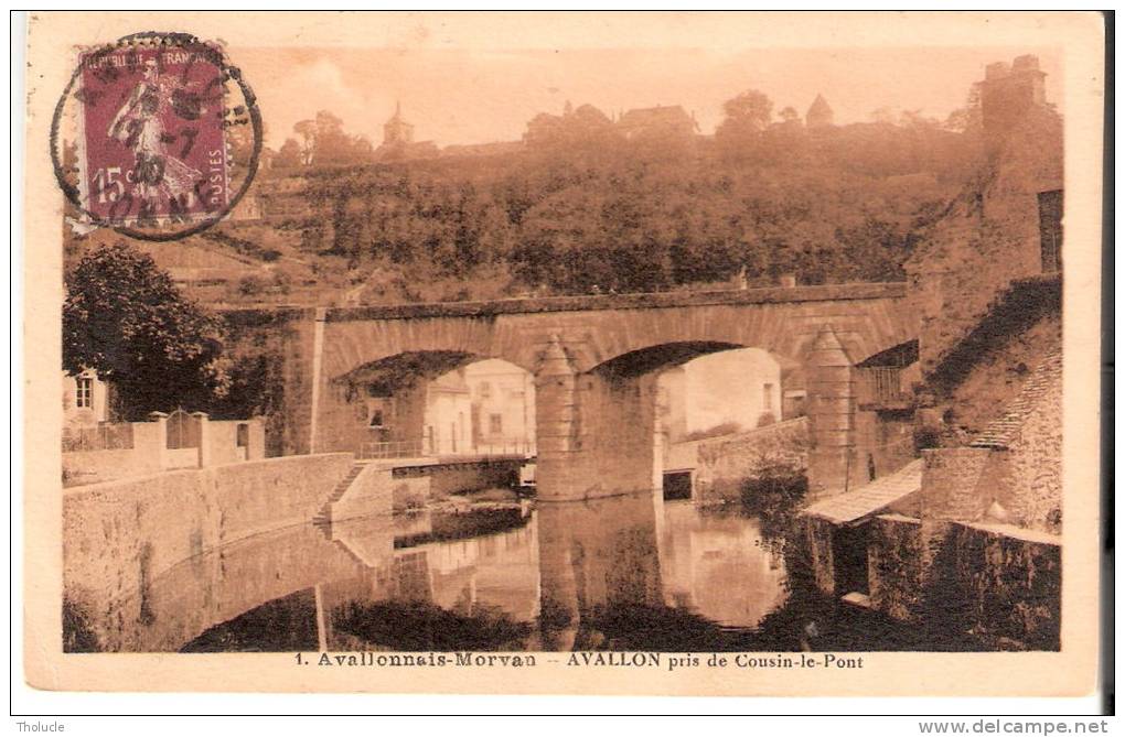 Avallonnais-Morvan-Avallon (Yonne)-1930- Pris De Cousin-le-Pont-Edit. H.Couron, Avallon - Avallon