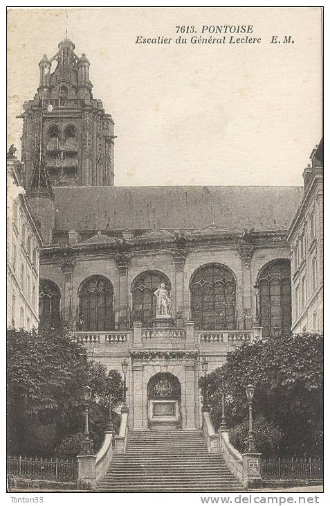 PONTOISE  - 95 -  L'Escalier Du Général Leclerc  -  LLL - Pontoise