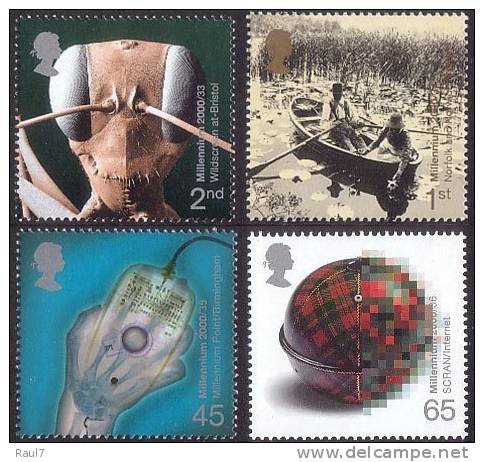 GRAND-BRETAGNE - 2000 Millénium 9 - Esprit Et Matière - 4v Neufs// Mnh - Unused Stamps
