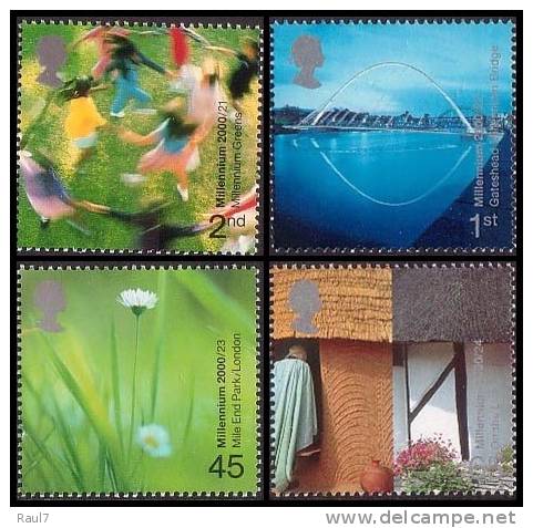 GRAND-BRETAGNE - 2000 Millénium 6 - Gens Et Lieux - 4v Neufs// Mnh - Unused Stamps