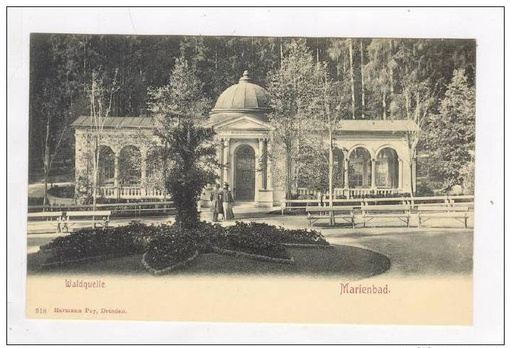 Waldquelle, Marienbad (Mariánské Lázn&amp;#283 ), Austria(Czech Republic), Pre1905 - Repubblica Ceca