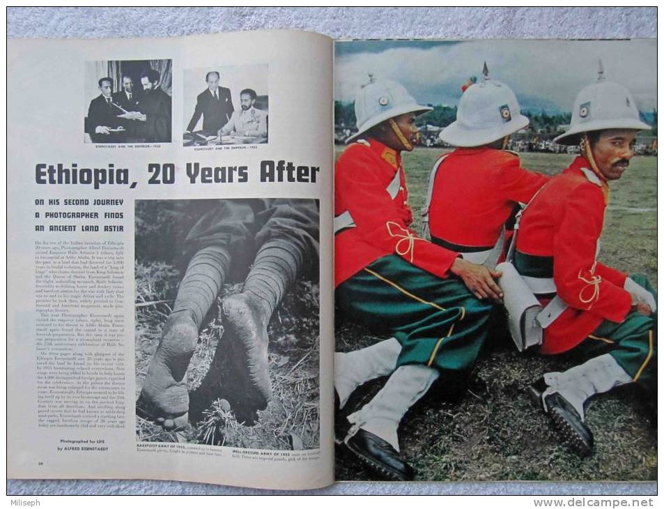 Magazine LIFE - DECEMBER 26 , 1955 - INTER. ED. - THE TRUMAN MEMOIRS - L'ÉTHIOPIE, 20 Ans APRÈS  -  RENAULT  (3037 - Nieuws / Lopende Zaken