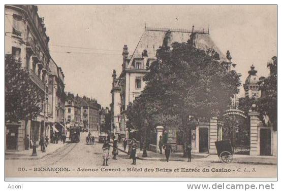 BESANCON (.avenue Carnot Hotel Des Bains   ) - Besancon