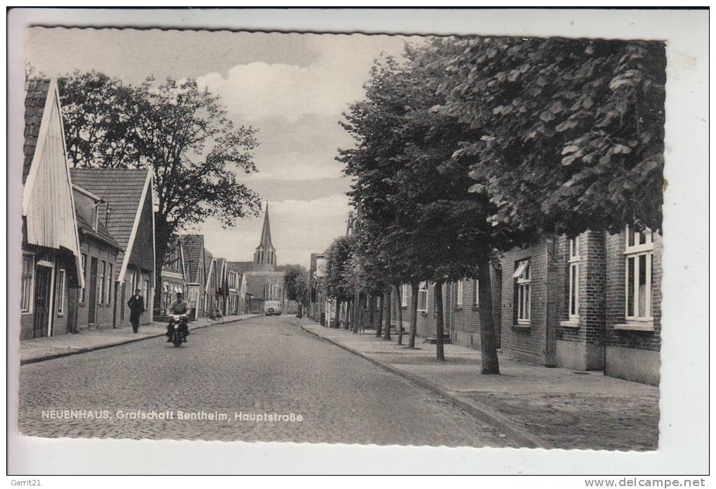 4459 UELSEN - NEUENHAUS, Hauptstrasse 50er Jahre - Bentheim