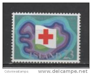 (SA0596) ICELAND, 1975 (50th Anniversary Of Icelandic Red Cross). Mi # 509. MNH** Stamp - Unused Stamps