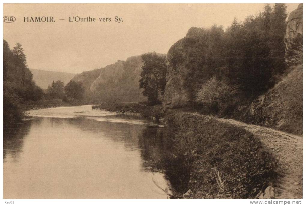 BELGIQUE - LIEGE - HAMOIR - L'Ourthe Vers SY. - Hamoir