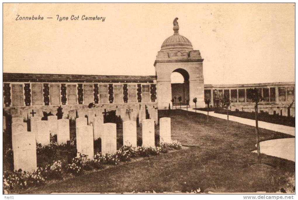 BELGIQUE - FLANDRE OCCIDENTALE - ZONNEBEKE -  Tyne Cot Cemetery. - Zonnebeke