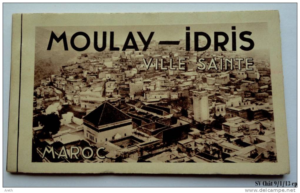 MAROC : MOULAY IDRIS - Carnet Complet De 10 Cpa Sépia - Autres & Non Classés