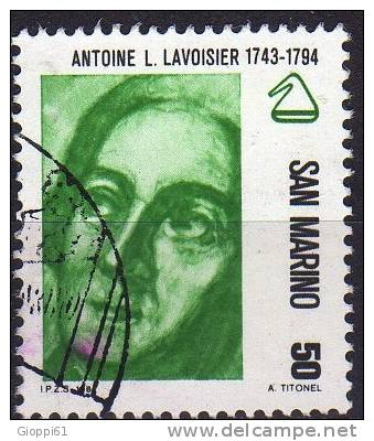 1982 Pionieri Della Scienza Antoine L. Lavoisier L.50 - Usados