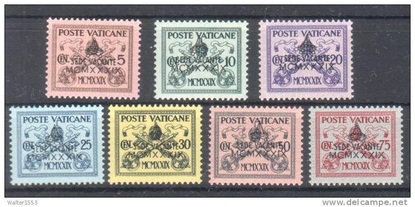 Vaticano Vatikan 1939 Sede Vacante  MNH ** ALTA QUALITA' - Neufs