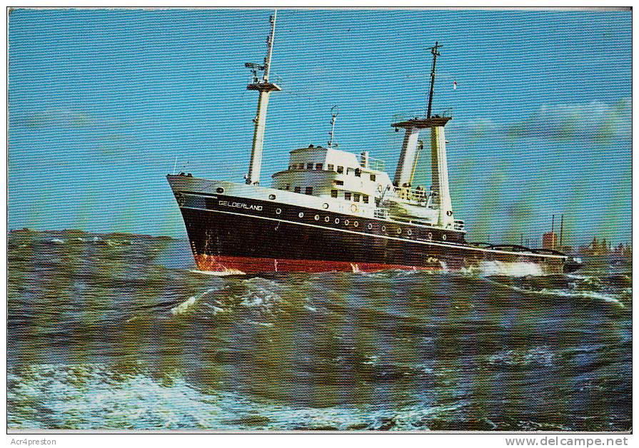 A0076 M Si B GELDERLAND, Postcard (ship, Boat) - Tugboats