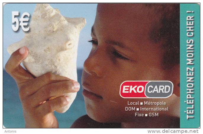 MAYOTTE - EKO By XTS Telecom Prepaid Card 5 Euro, Tirage 10000, Used - Other - Africa
