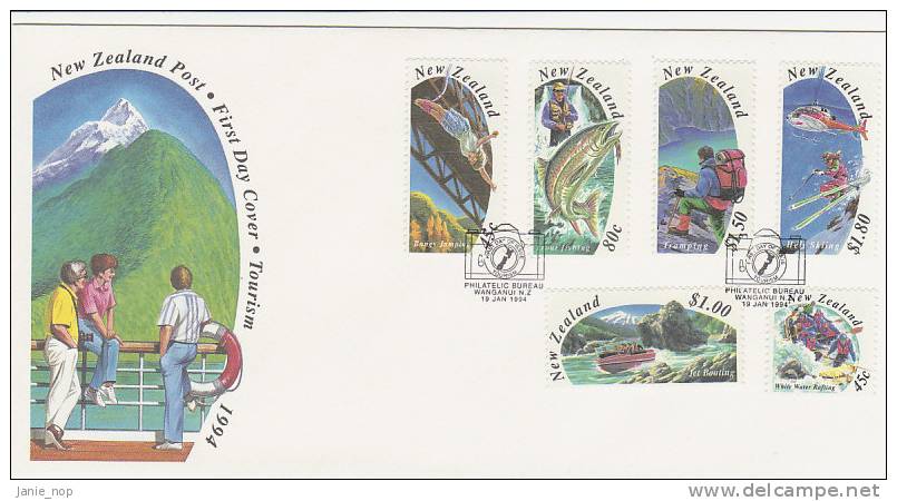 New Zealand 1994 Tourism FDC - FDC