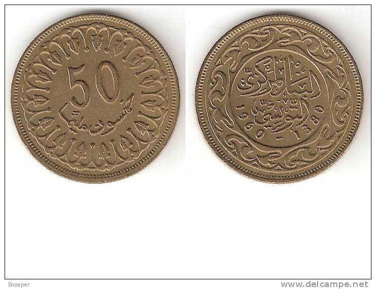 Tunesia 50 Millim 1960  Km 308  Unc !! - Tunisie