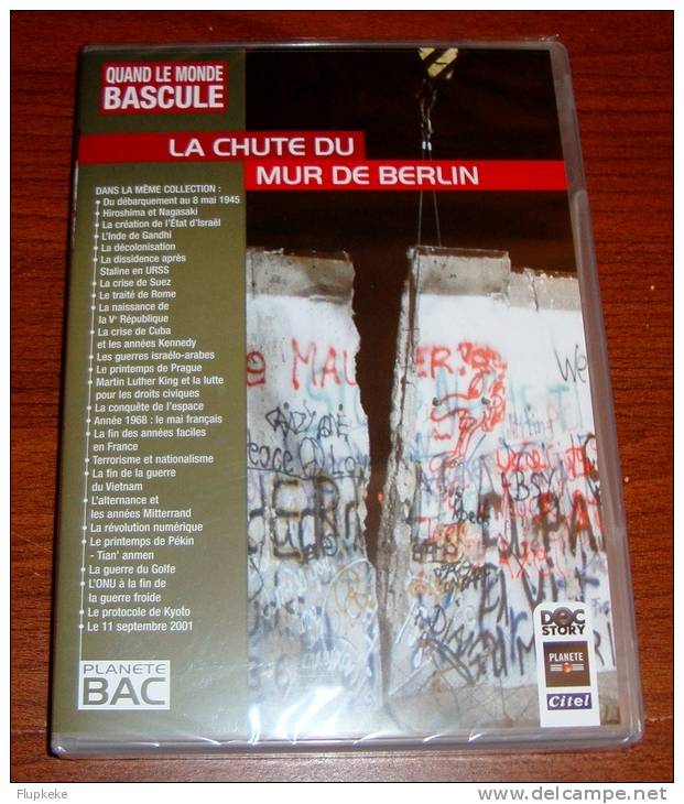 Dvd Zone 2 La Chute Du Mur De Berlin Documentaire Citel Planète Bac 2010 - Documentari