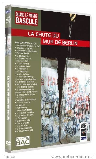 Dvd Zone 2 La Chute Du Mur De Berlin Documentaire Citel Planète Bac 2010 - Dokumentarfilme