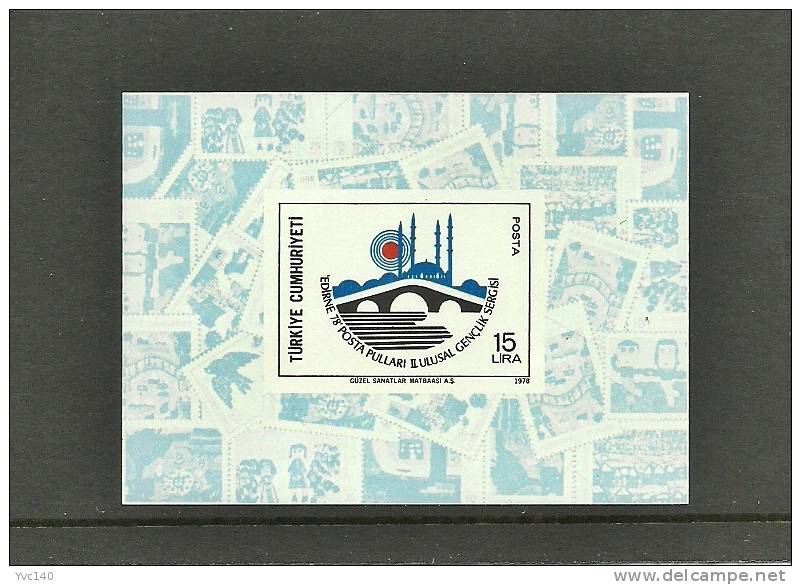 Turkey; 1978 Souvenir Sheet Of "Edirne 78" Stamp Exhibition - Nuevos