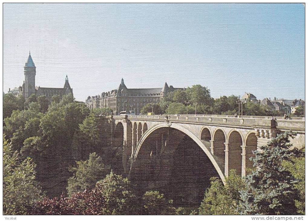 Cp , LUXEMBOURG , Le Pont Adolphe (1899-1903 - Luxembourg - Ville