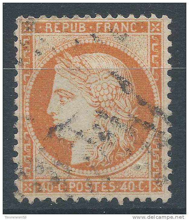 Lot N°21568   Variété/n°38, Oblit GC, Fond Ligné Horizontal - 1870 Siege Of Paris
