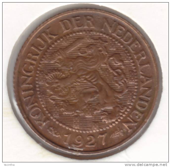 Nederland   1 Cent   Wilhelmina  1927  /   (2162) - 1 Cent