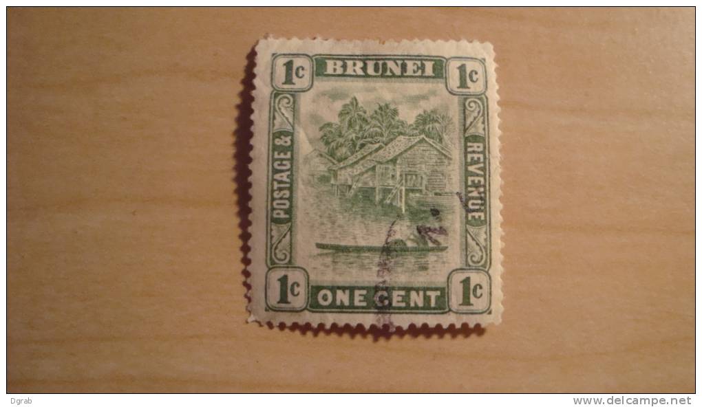 Brunei  1908  Scott #14  Used - Brunei (...-1984)