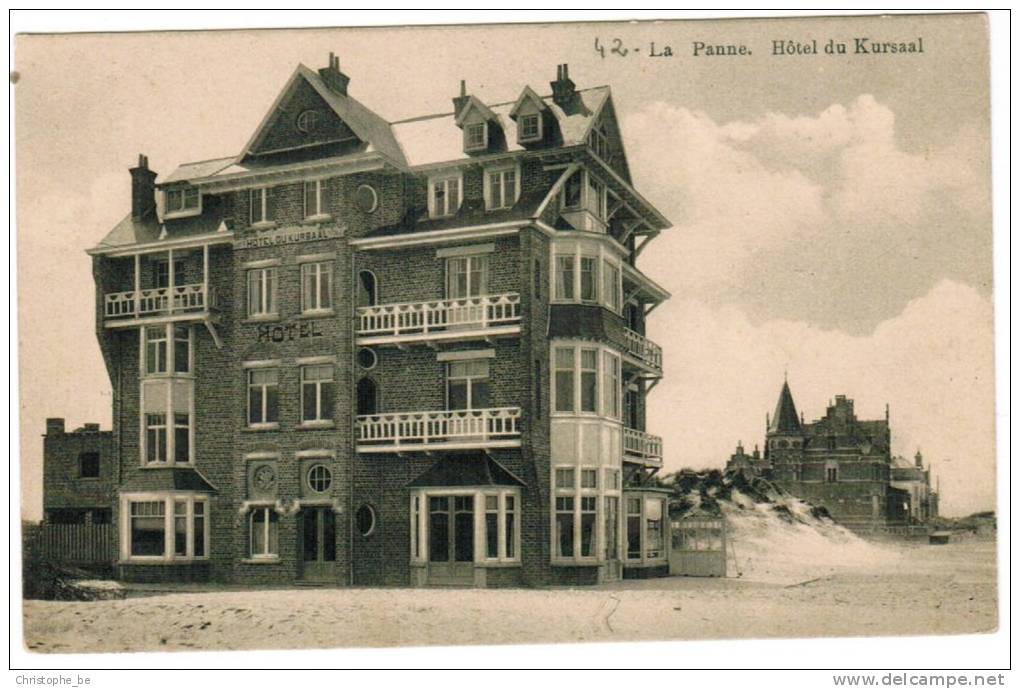 De Panne, La Panne,  Hôtel Du Kursaal (pk8758) - De Panne