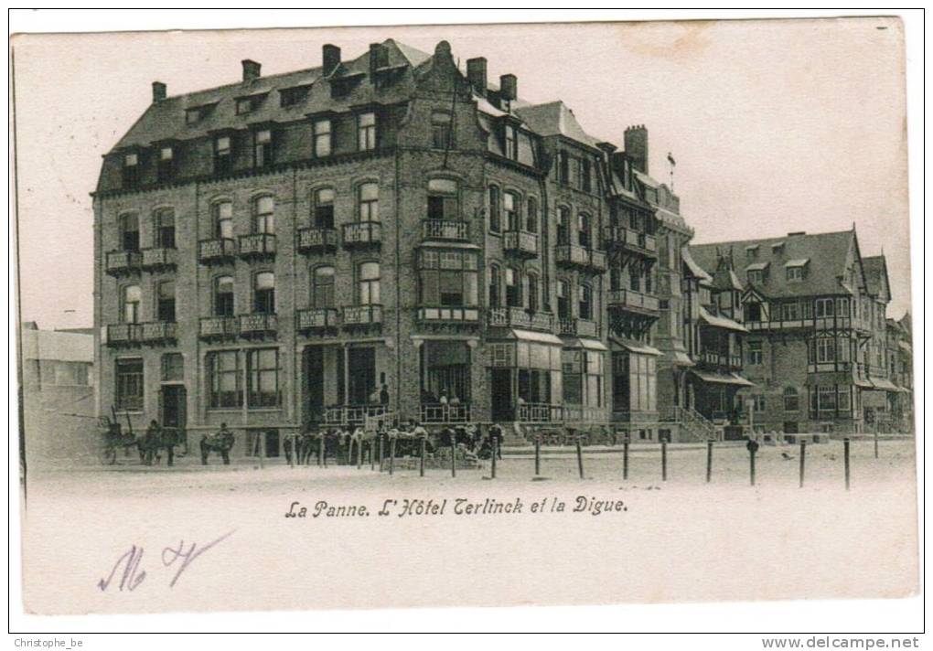 De Panne, La Panne, Hôtel Terlinck Et La Digue (pk8761) - De Panne
