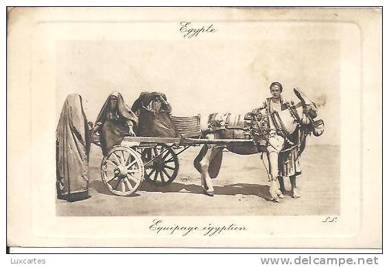 EGYPTE . EQUIPAGE EGYPTIEN - Personnes