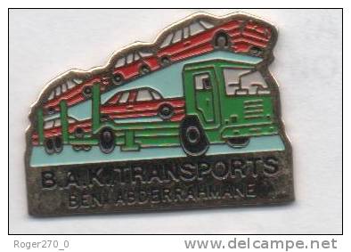 Transport Camion , Porte Voitures , Auto , B.A.K. Transports , Ben Abderrahmane - Transportation
