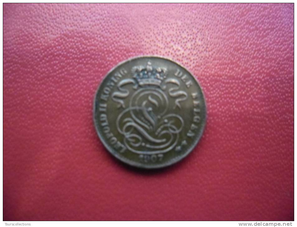 1 C LION BELGIQUE 1907 @ Léopold II - 1 Cent