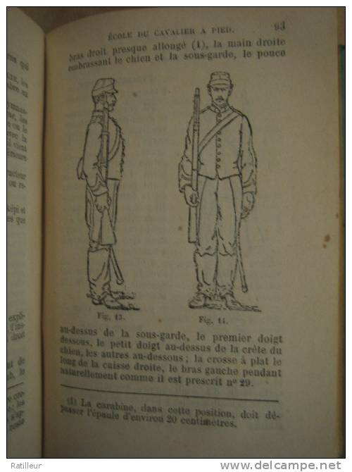 Réglement Sur L´Instruction à Pied Dans Les Escadrons Du Train Des Equipages Militaires. - Français