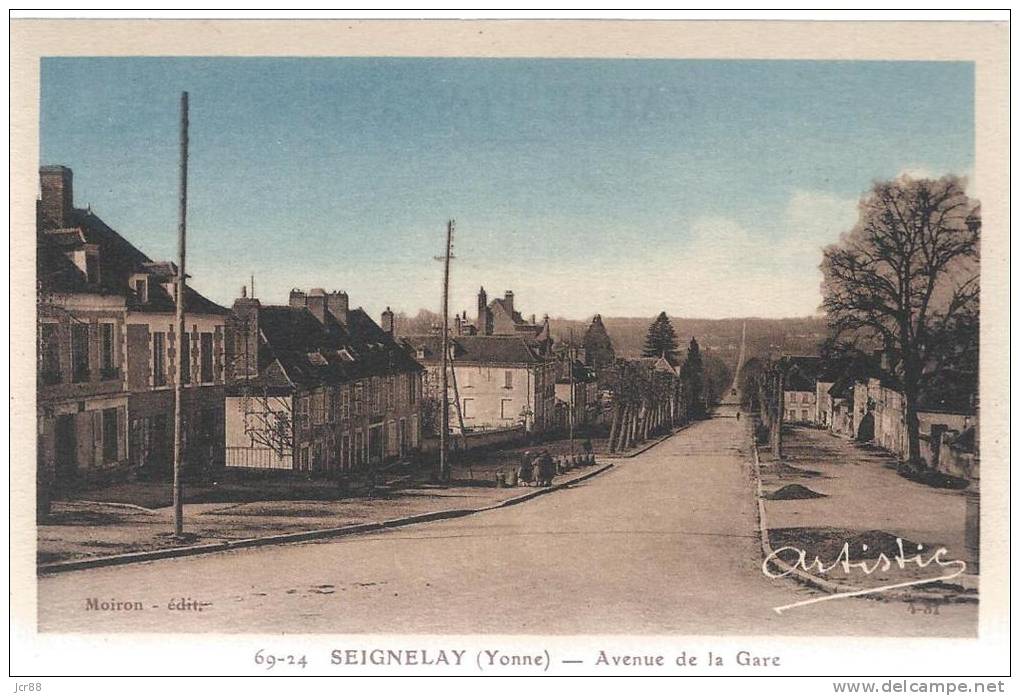 89 - Yonne - Seignelay - Avenue De La Gare - Avallon