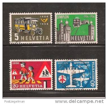 SWITZERLAND 1956 Used Stamp(s) Mixed Issue 623-626 #3715 - Used Stamps