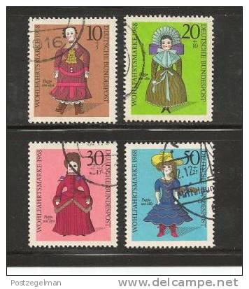 GERMANY 1968 Cancelled Stamp(s)  Welfare Dolls 571-574 - Used Stamps