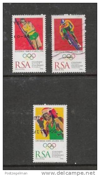 SOUTH AFRICA 1996 CTO Stamp(s) Summer Games 1005=1010 #3639 3 Values Only - Estate 1996: Atlanta