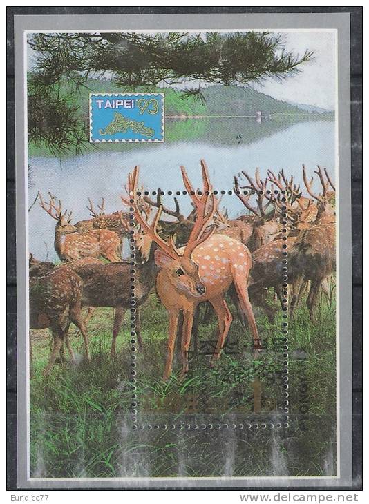 Korea DPRK 1993 - Exposition Int. Taipei 93 Souvenir Sheet Cancelled Very Fine - Game