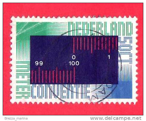 OLANDA - USATO - 1975 - Centenary Of Int'l Meter Convention Paris  - 50 - Gebraucht