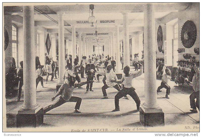 ECOLE DE SAINT CYR LA SALLE D ARME  ESCRIME     // //  REF  J472 - Fencing