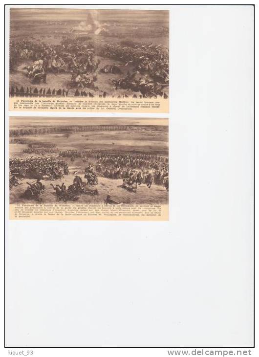 (lot De12 Cpa)  Panorama De La Bataille De Waterloo (Belgique) - Other Wars