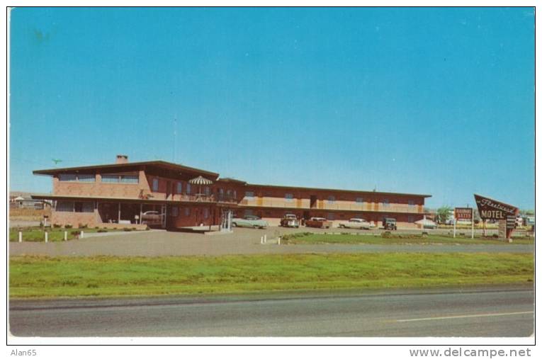 Cheyenne WY Wyoming, Fleetwood Motel, Lodging, Autos, C1950s Vintage Postcard - Cheyenne