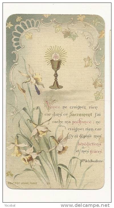 Image Religieuse, Première Communion - 7 Juin 1903 - St-Hilaire De Voust (85) - Images Religieuses